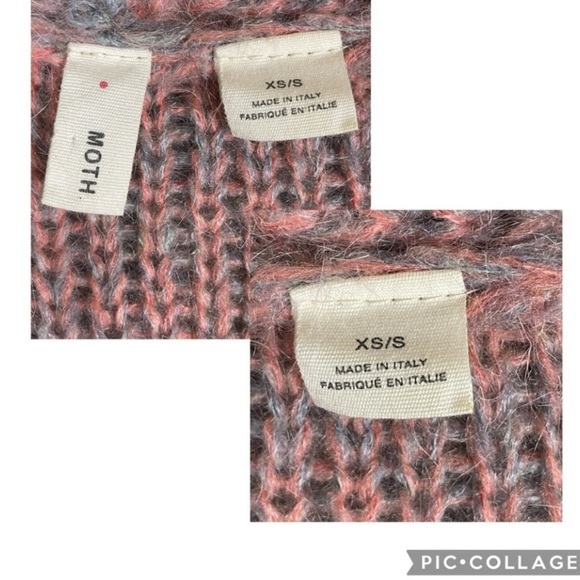 Anthropologie MOTH Rinda Rainbow Duster Cardigan Mohair Long Vest - Sz XS/S - Picture 3 of 11